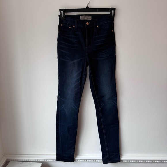 J. Crew Denim - Point Sur Denim Dark Indigo Skinny Jeans Size 27